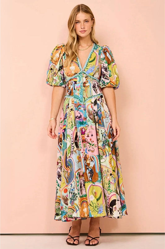 Evergreen Midi Dress