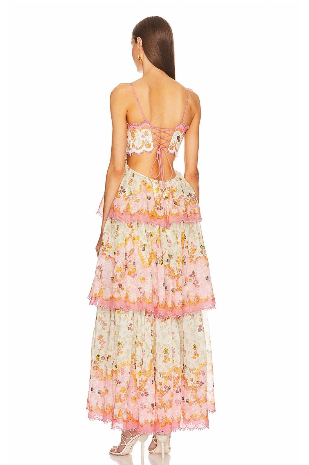 Laurel Frill Midi Dress