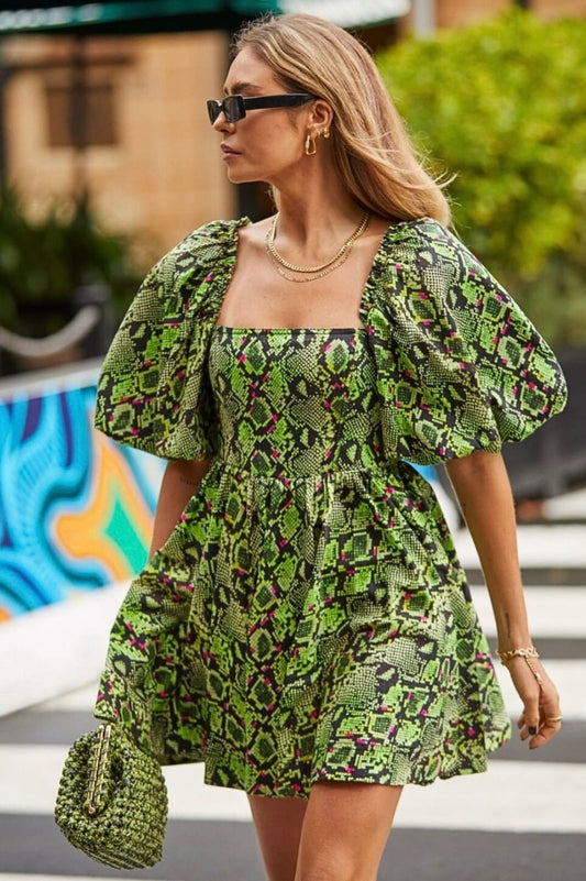 Serpentine Corset Mini Dress