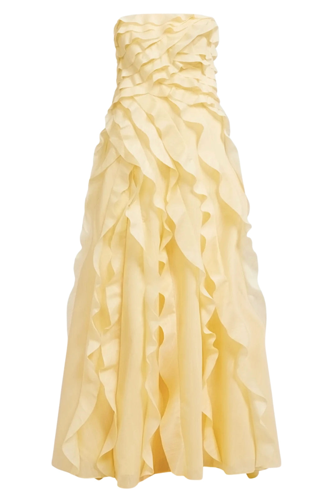 Allairie Gown Butter Yellow – Borrowed Society