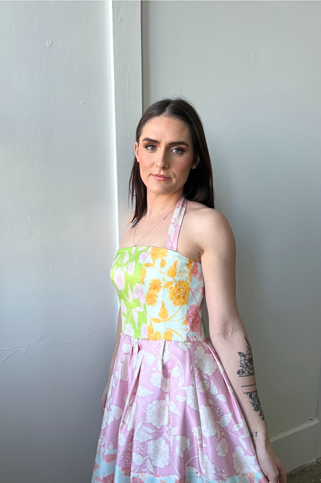 Ana Halterneck Maxi Dress