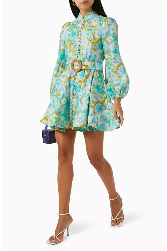 High Tide Belted Mini Dress