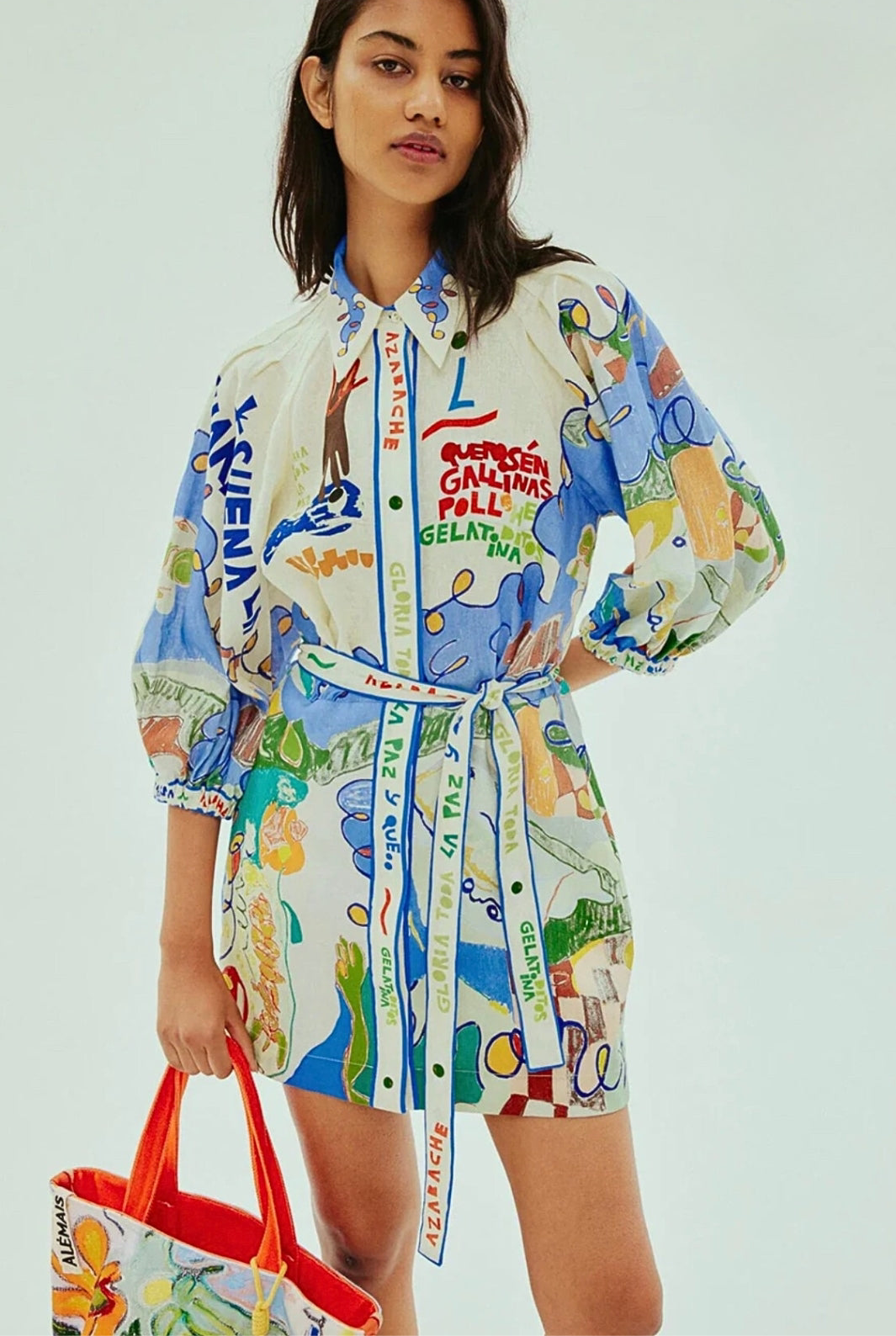 Nadia Mini Shirt Dress