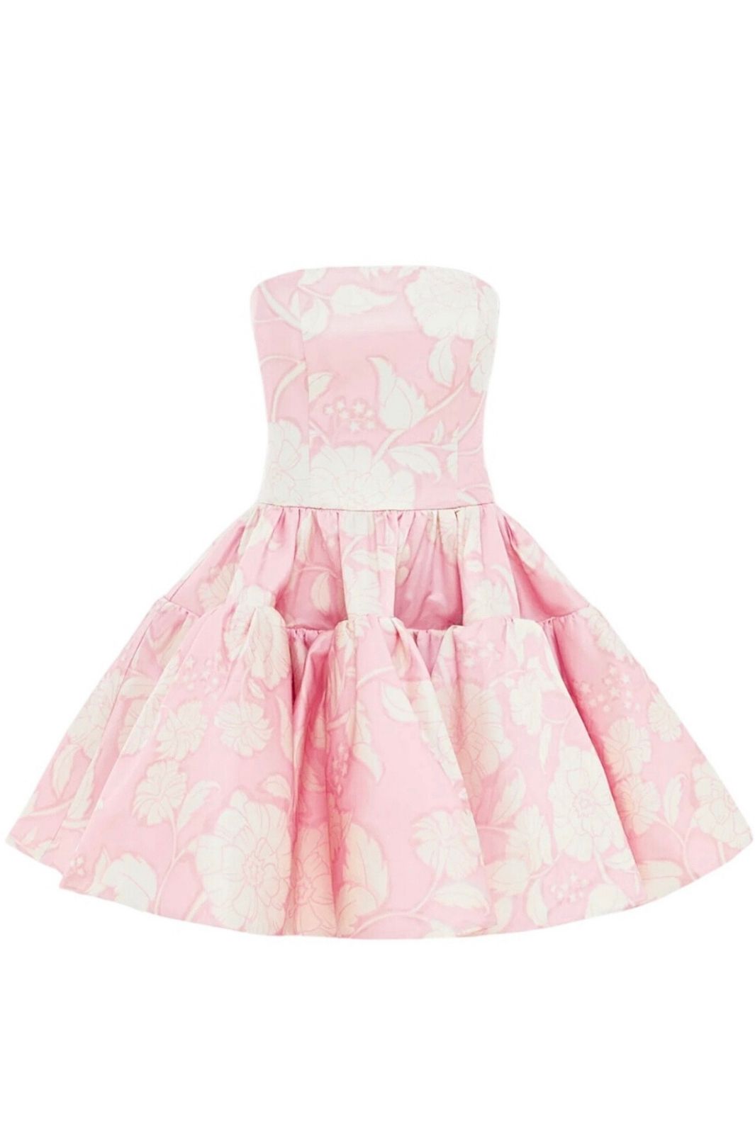 leo lin skye bustier mini dress LEO LIN Skye Bustier Mini Dress - Anemone Print in Violet