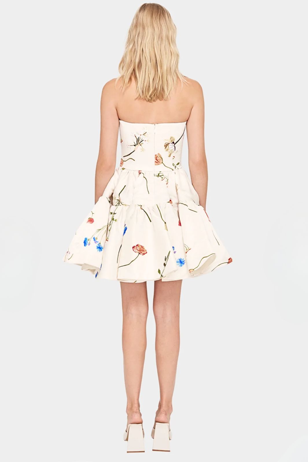 The Fields Embroidered Bustier Mini Dress