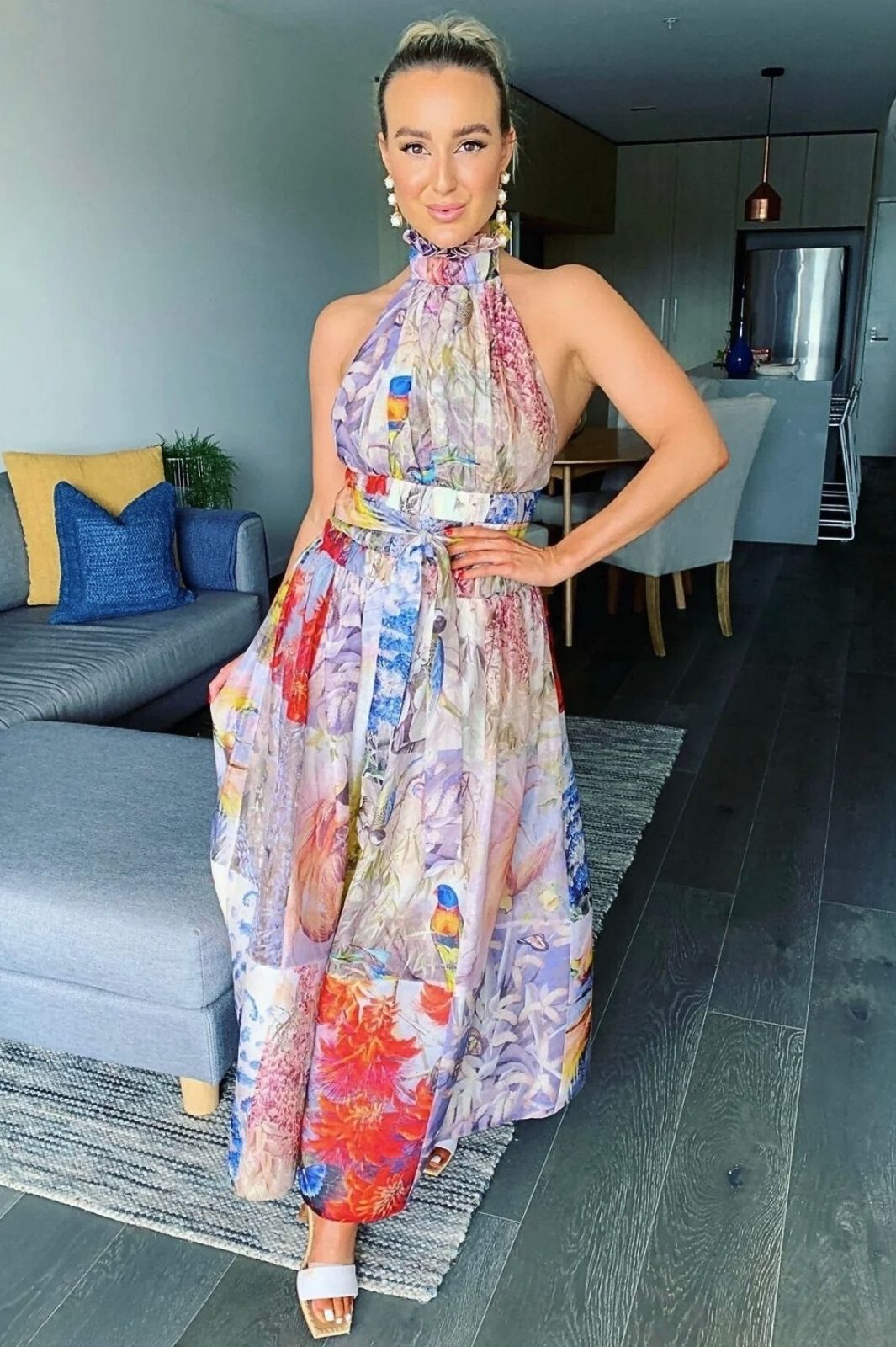 Botanica Halter Gown