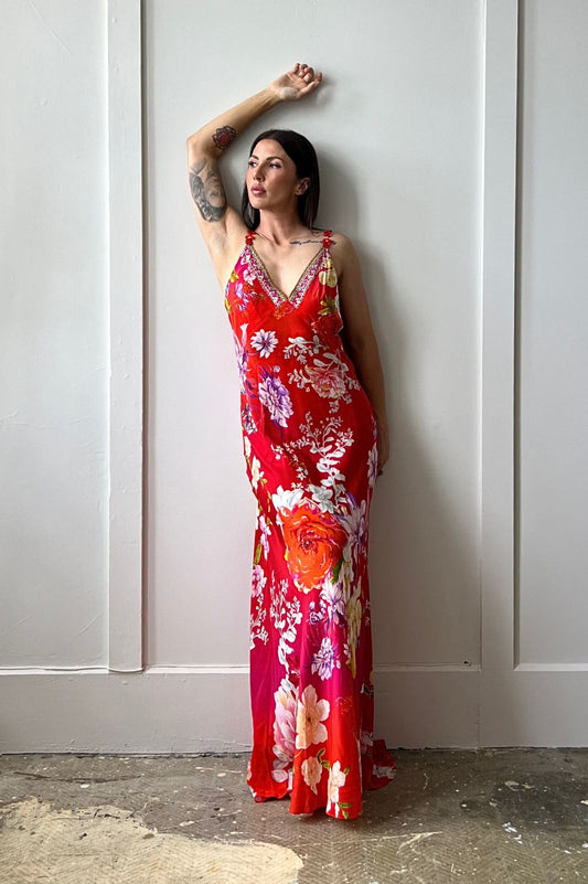 Kiss and Tell Full Length Bias Slip Dress