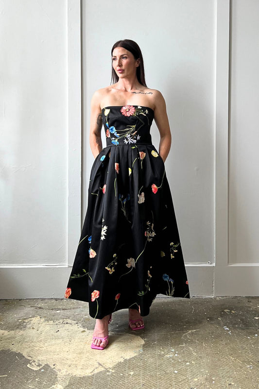 The Fields Bustier Midi Dress