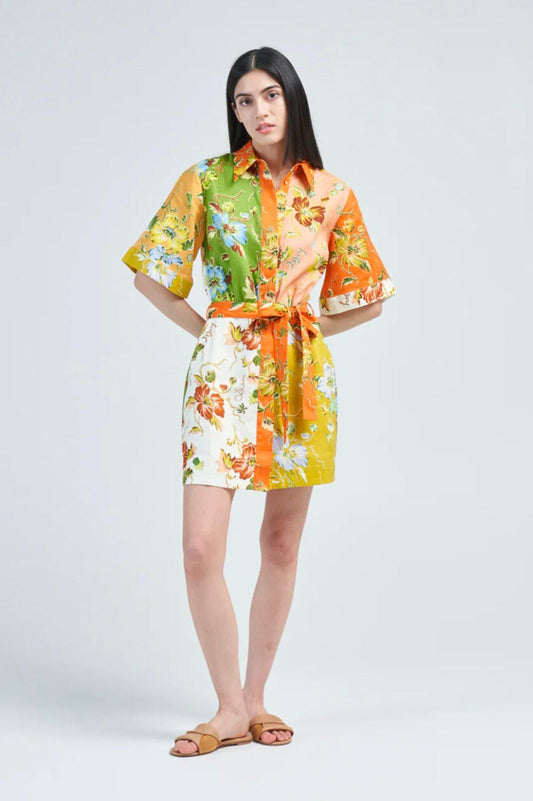 Hotel Lamu Spliced Mini Dress