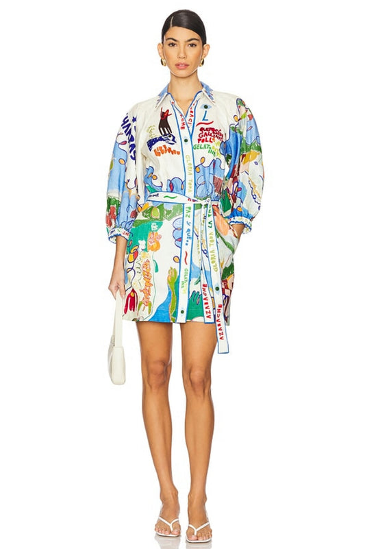 Nadia Mini Shirt Dress