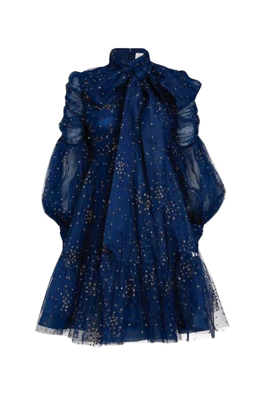 Rhythym Ruched Glitter Mini Dress