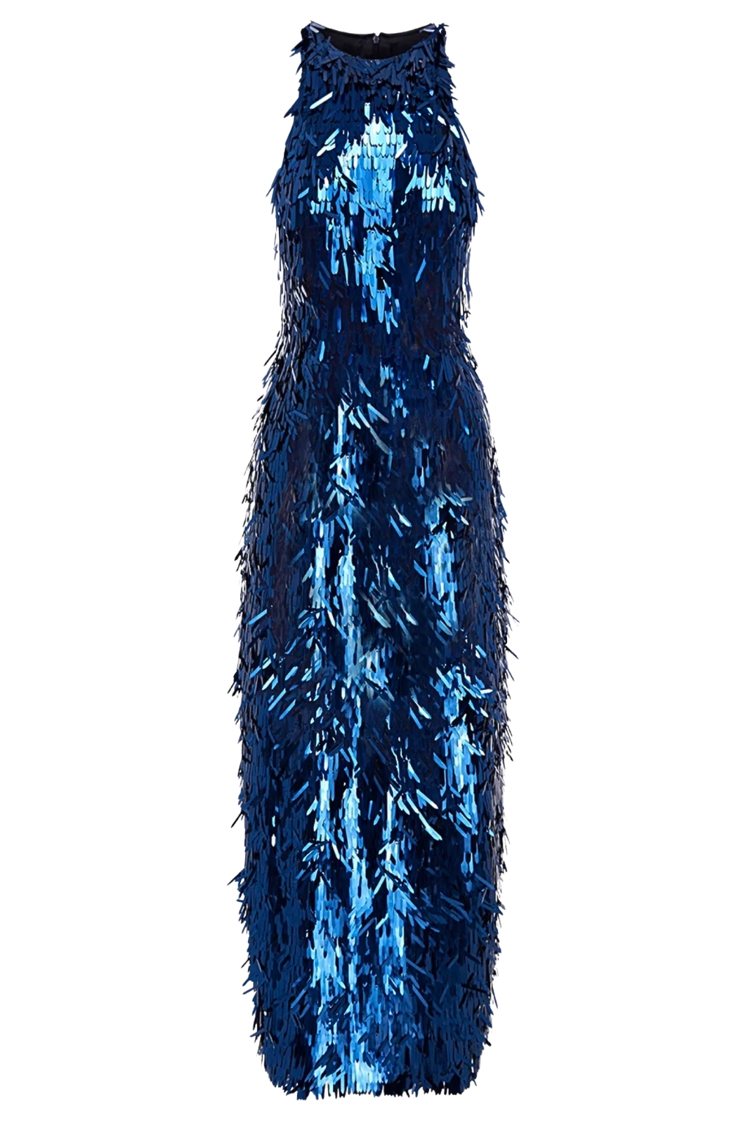 Juliette Sequin High Neck Maxi Dress