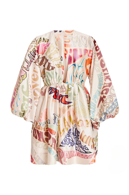 Ladybeetle Word Mini Dress