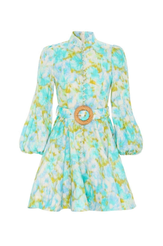 High Tide Belted Mini Dress