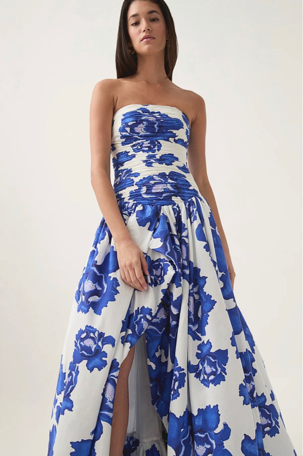 Behold Maxi Dress Boldly Blooming Cobalt