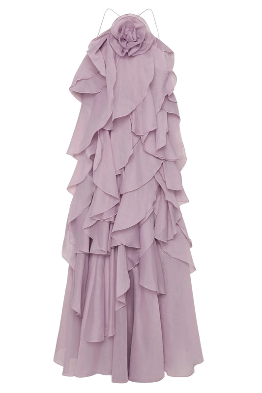 Pandorea Layered Maxi Dress Lilac