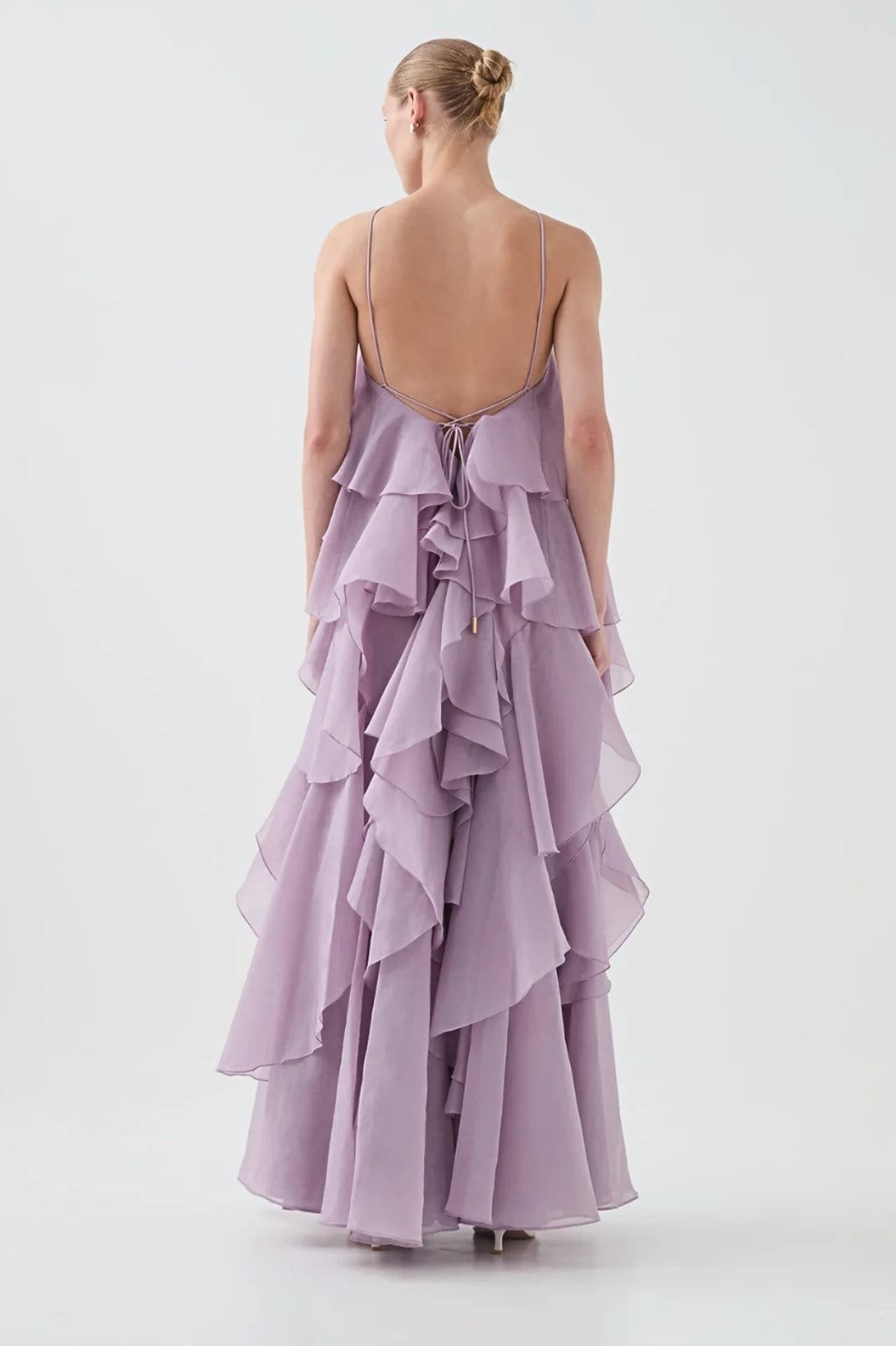 Pandorea Layered Maxi Dress Lilac