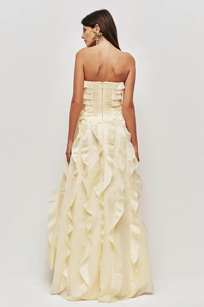 Allairie Gown Butter Yellow