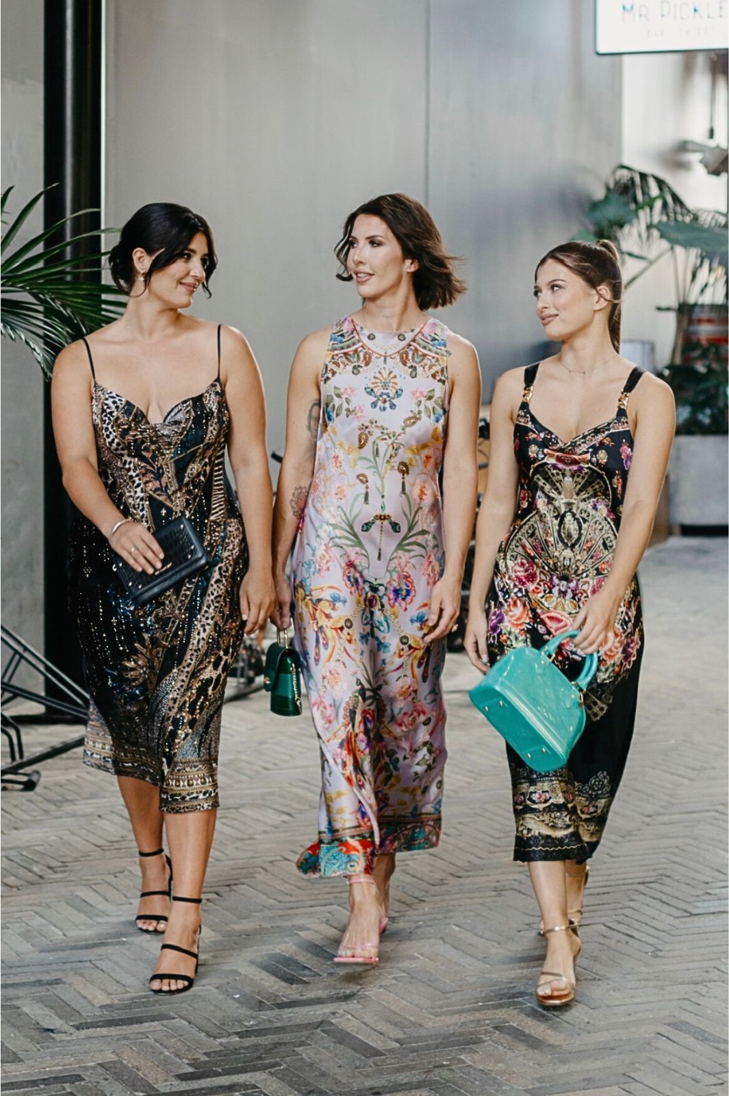 Natures Kaleidoscope Bias Slip with Draped Back