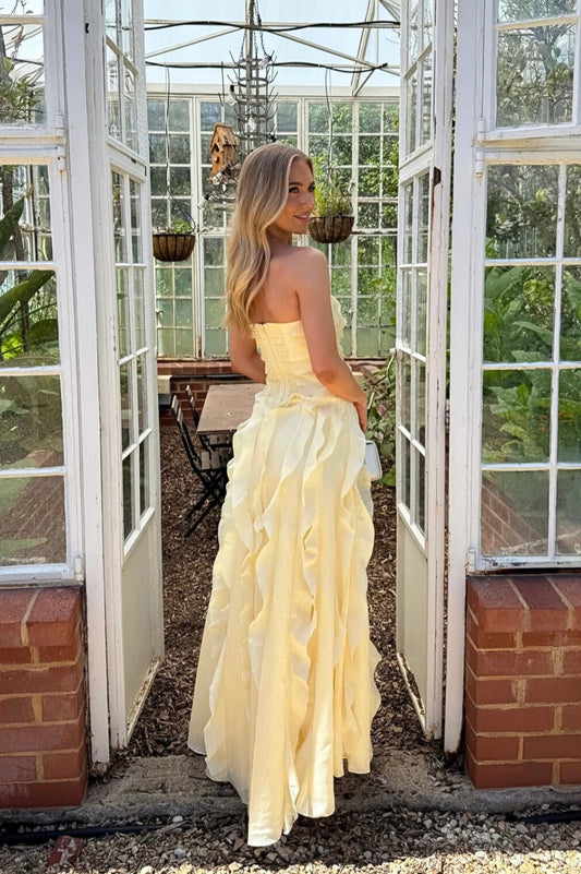 Allairie Gown Butter Yellow