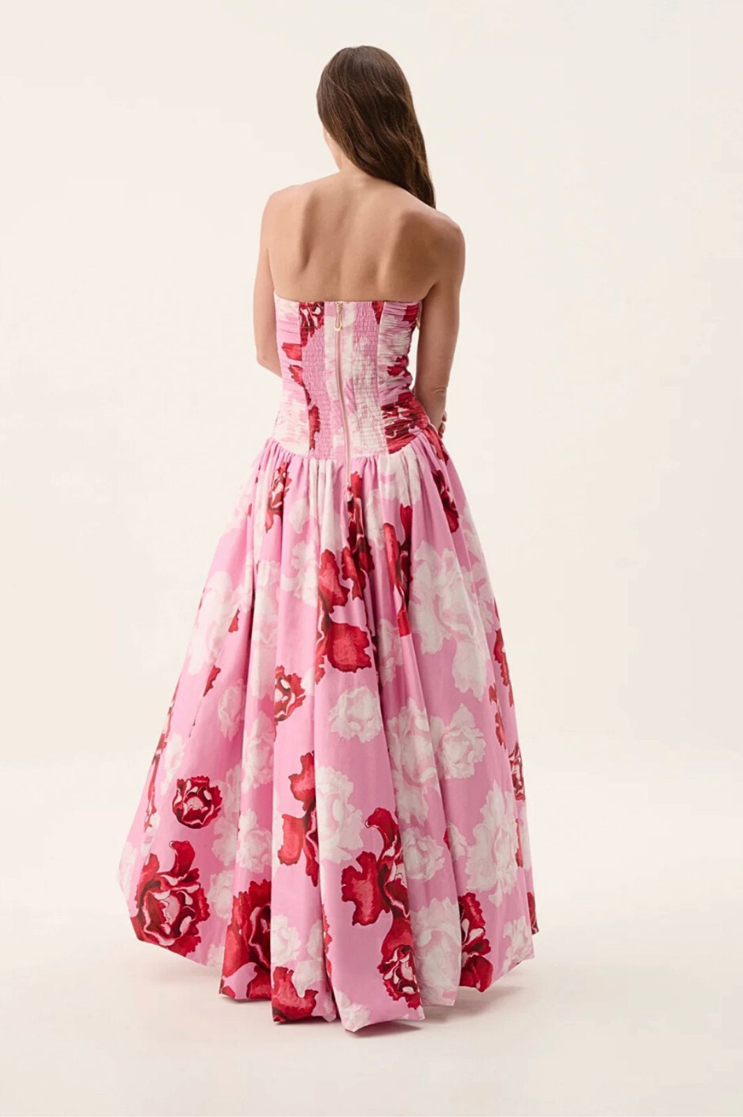 Behold Maxi Dress Boldly Blooming Pink