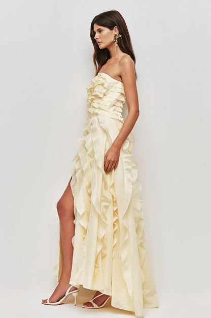 Allairie Gown Butter Yellow