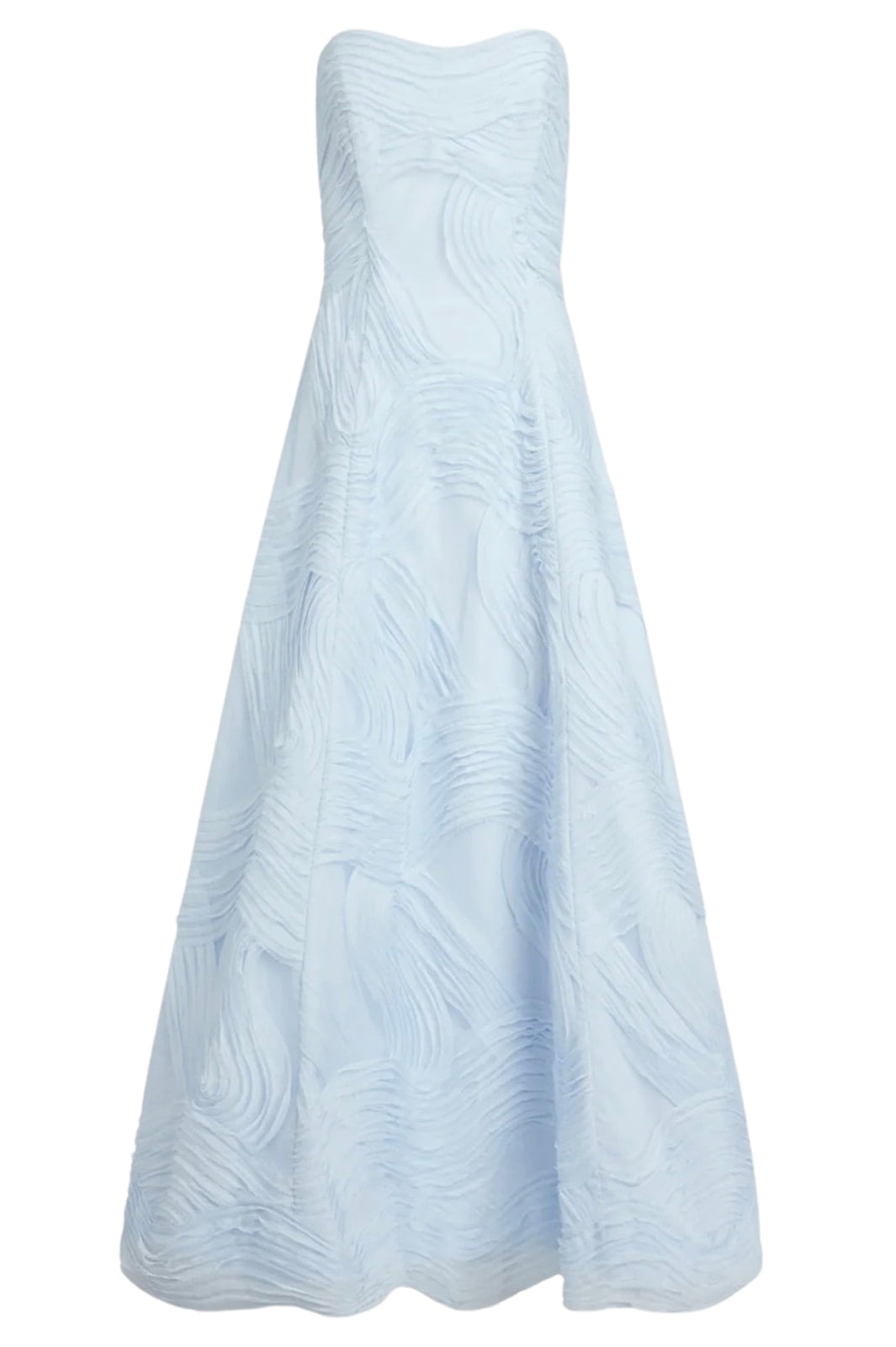 Wave Gown Pastel Blue