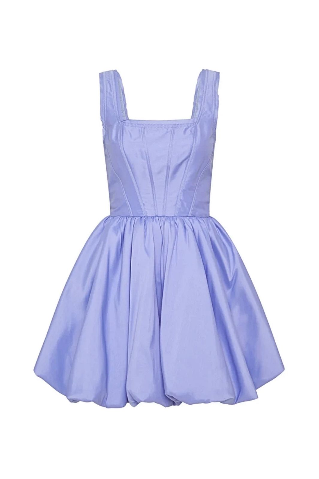 Suzette Bubble Mini Dress Lavendar