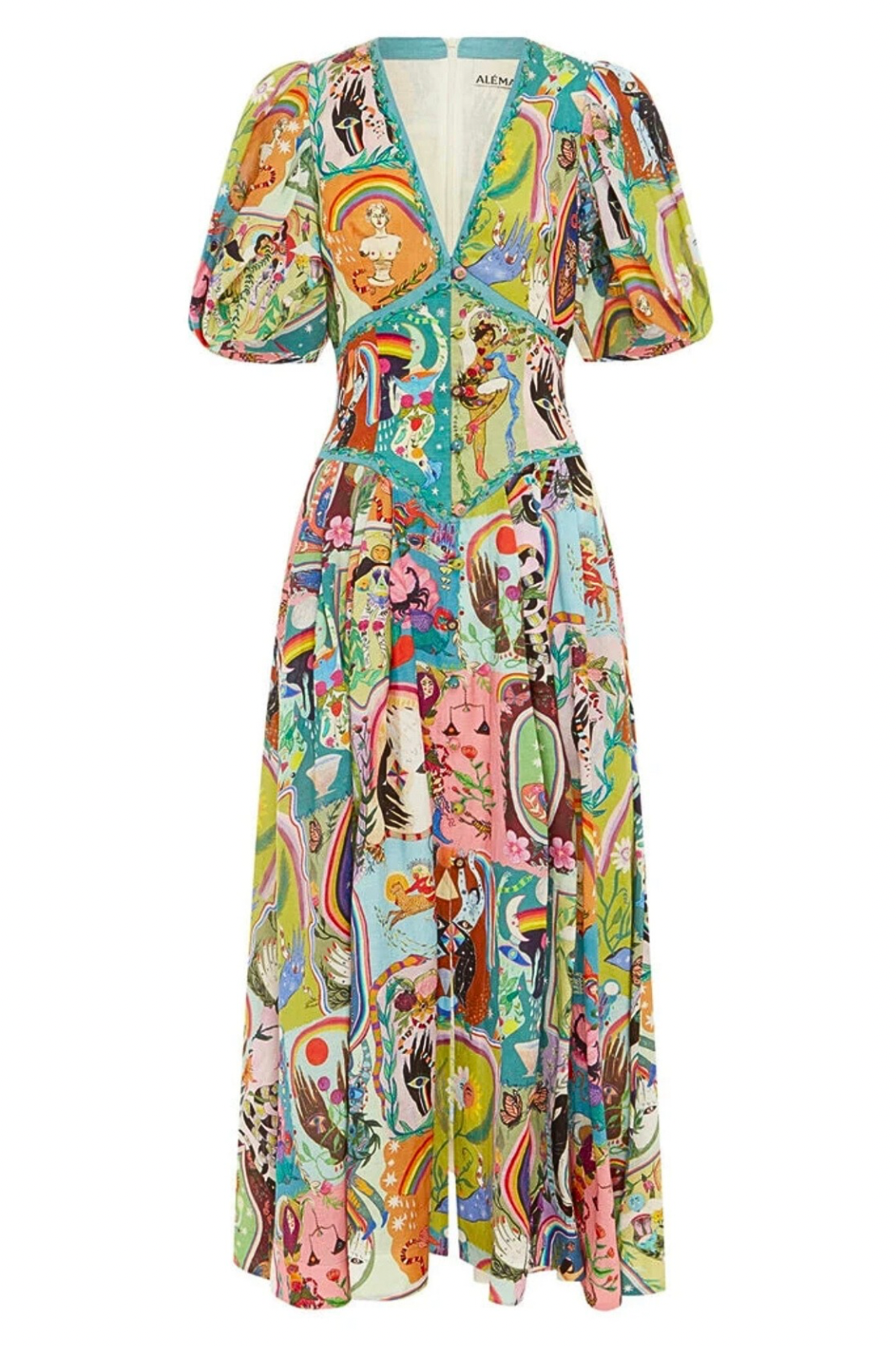 Evergreen Midi Dress – Borrowed Society