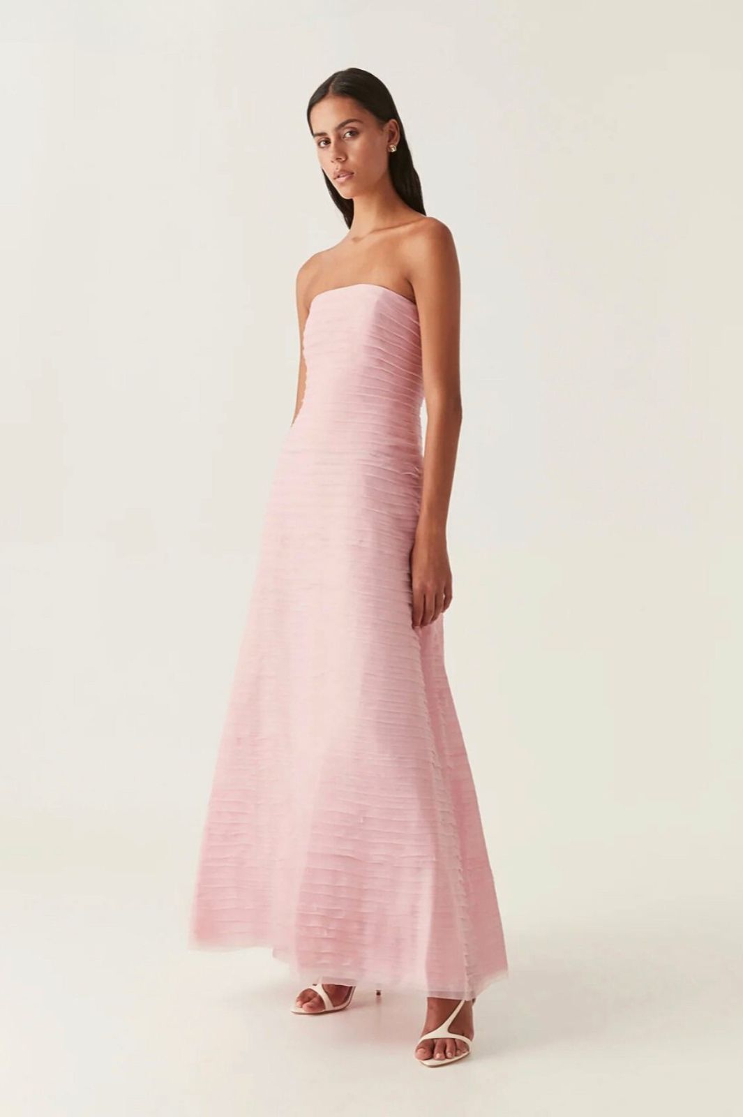 Soundscape Maxi Dress Chalk Pink – Borrowed Society