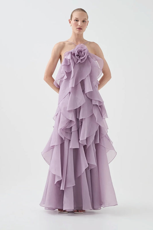 Pandorea Layered Maxi Dress Lilac