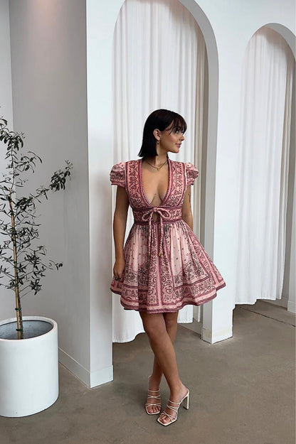 Matchmaker Structured Mini Dress