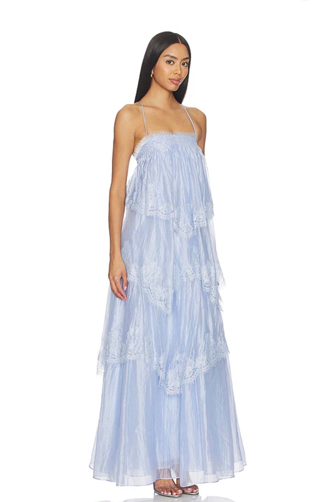 Ophelia Lace Gown French Blue