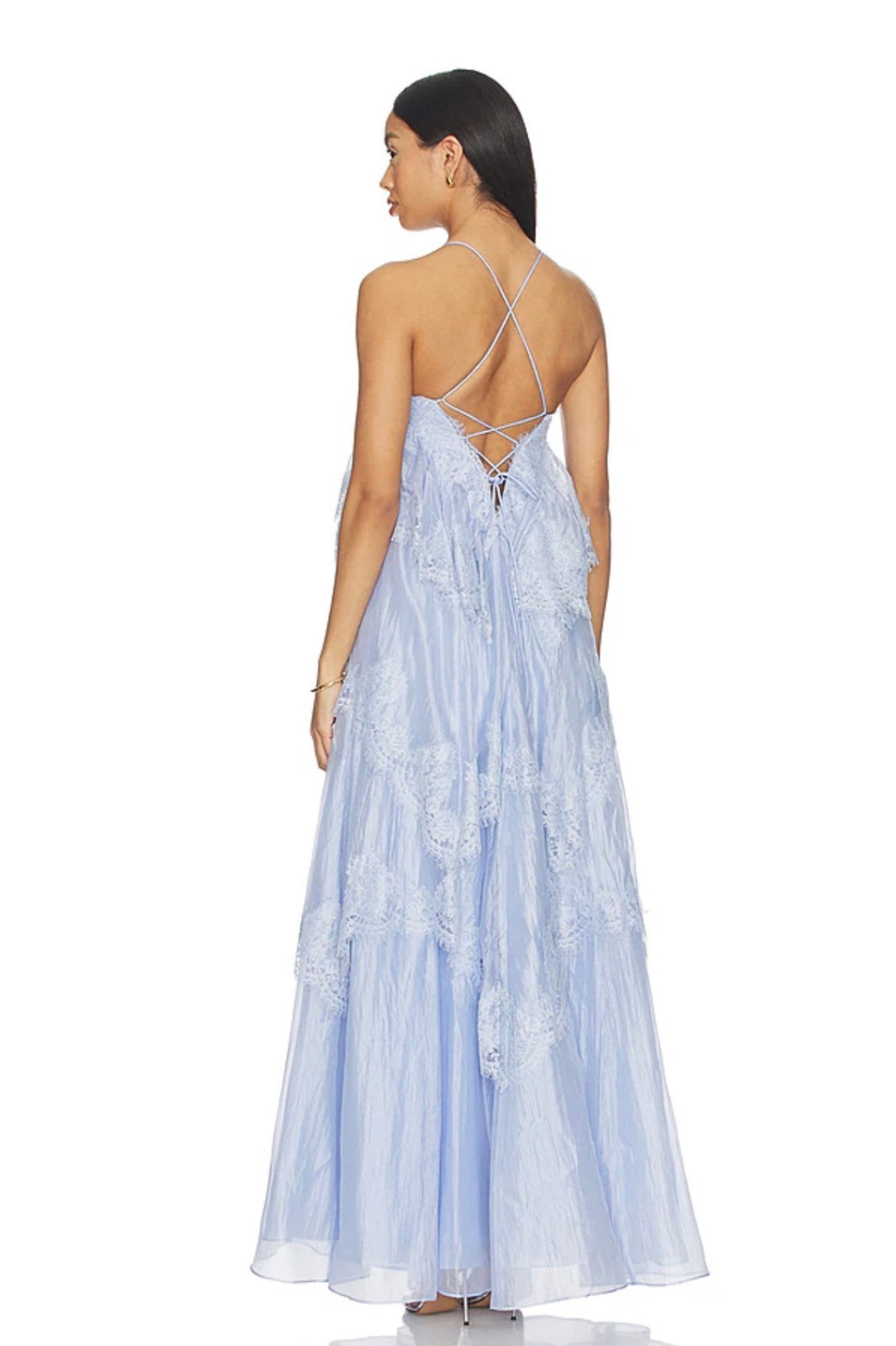 Ophelia Lace Gown French Blue