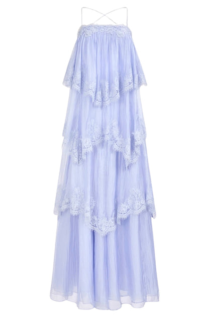 Ophelia Lace Gown French Blue