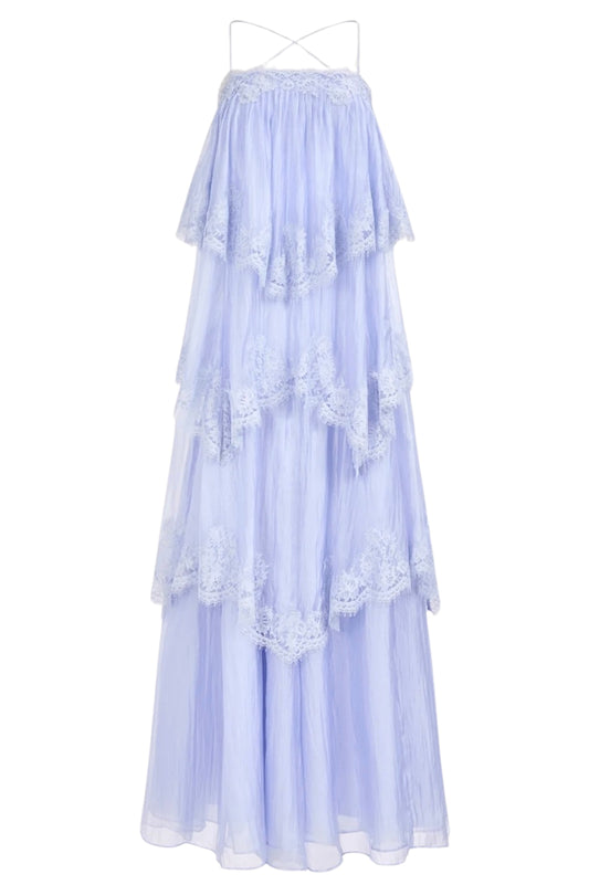 Ophelia Lace Gown French Blue